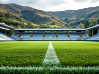 Scottish football clubs competing in a thrilling match