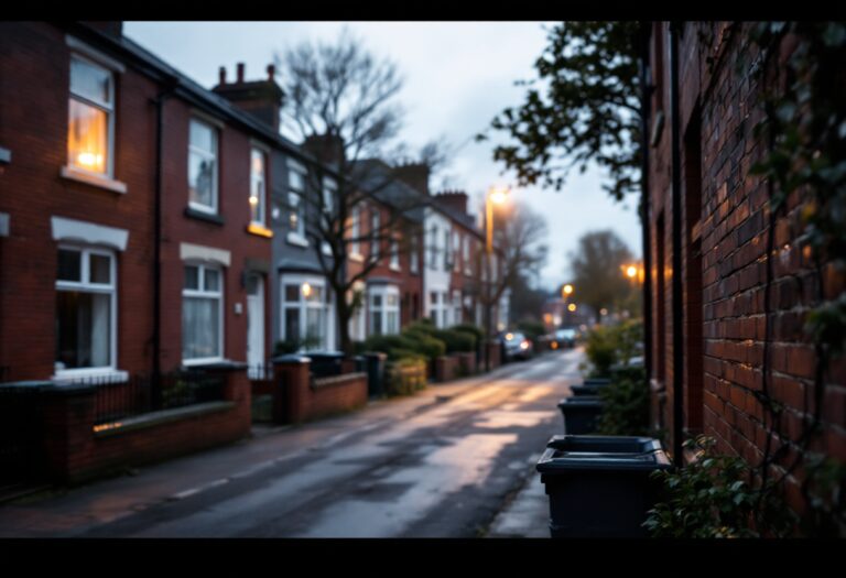 Community members reacting to a serious incident in West Belfast