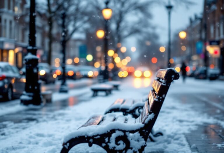 Forecast of severe snow and icy conditions in the UK
