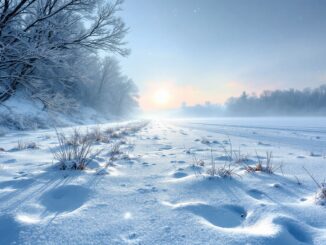 Forecast of severe winter storm in New England