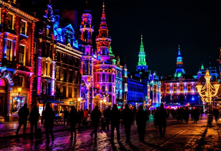 Stunning light displays at Spectra Festival in Aberdeen