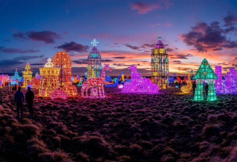 Stunning light displays at Spectra Festival in Aberdeen