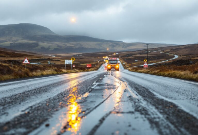 Serious road accident causing traffic disruption on Isle of Lewis