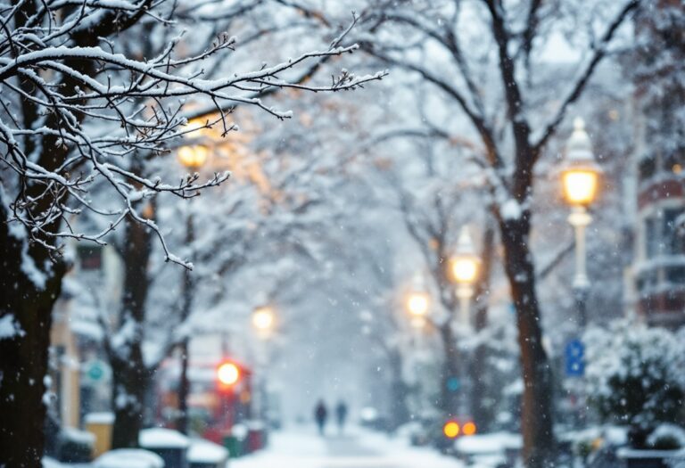 Snow forecast map for the UK next week