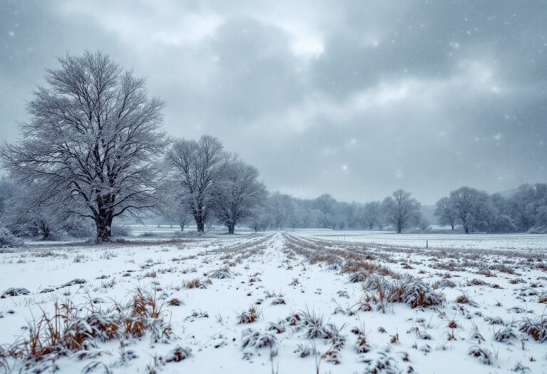 Severe snowstorm in the UK with heavy snowfall