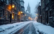 Scenic view of Aberdeen in winter with AI tools