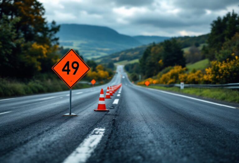 Traffic accident causing A9 road closure north of Evanton