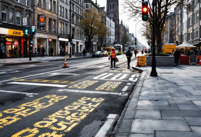 Nuove vie pedonali ad Aberdeen High Street
