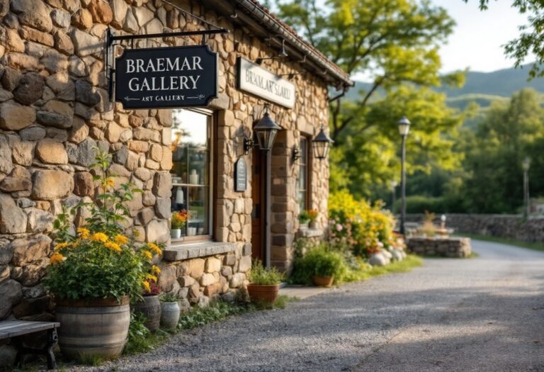 Art gallery located in Braemar, Scotland on the market