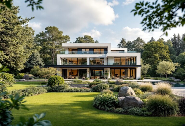 Stunning exterior of Baylissburn House in Aberdeen