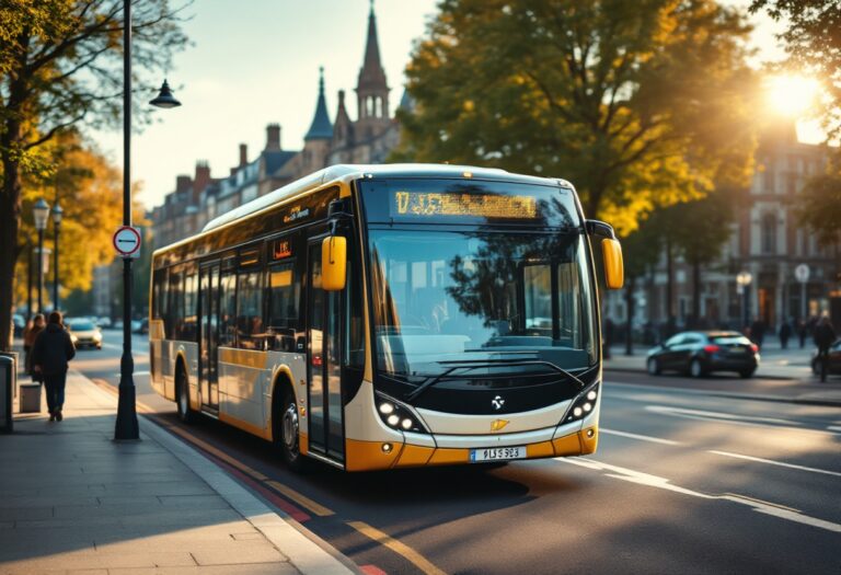 Bendy buses departing from Aberdeen after years of service