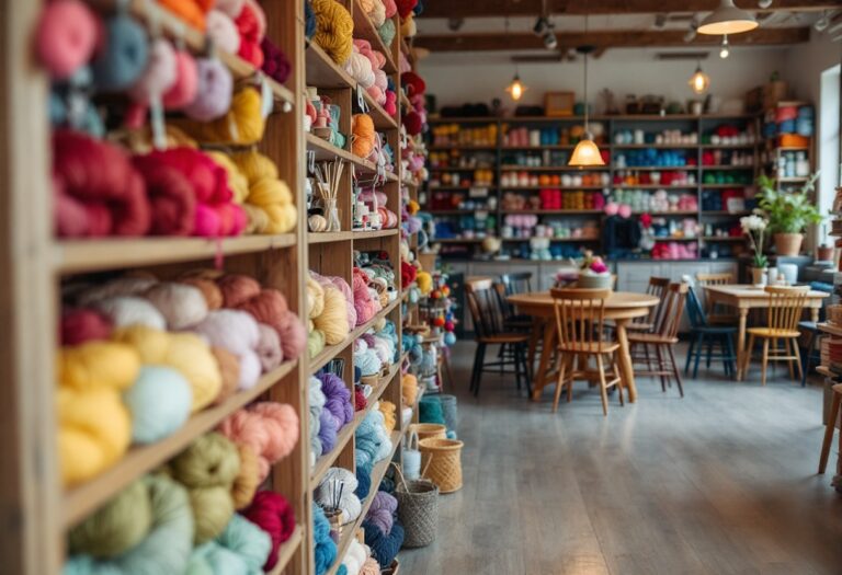 Beth MacDonald mentre trasforma 24 Yarns in un nuovo progetto