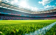 Scottish football stadium with fans discussing alcohol ban
