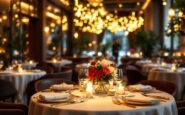 Coterie restaurant interior at The Ferryhill House Hotel