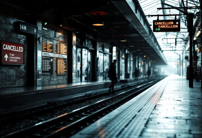 Emergency services at a rail disruption between Wolverhampton and Birmingham