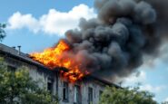 Firefighters responding to a flat fire in Aberdeen