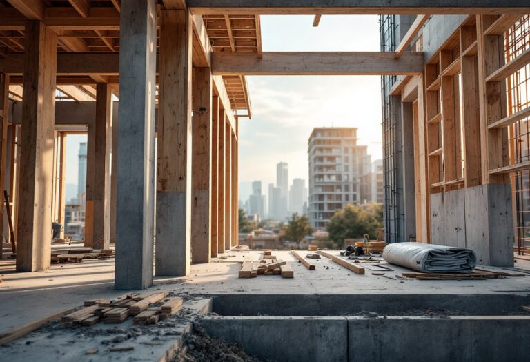 Garry Smith di Aberbuild in cantiere con attrezzature moderne