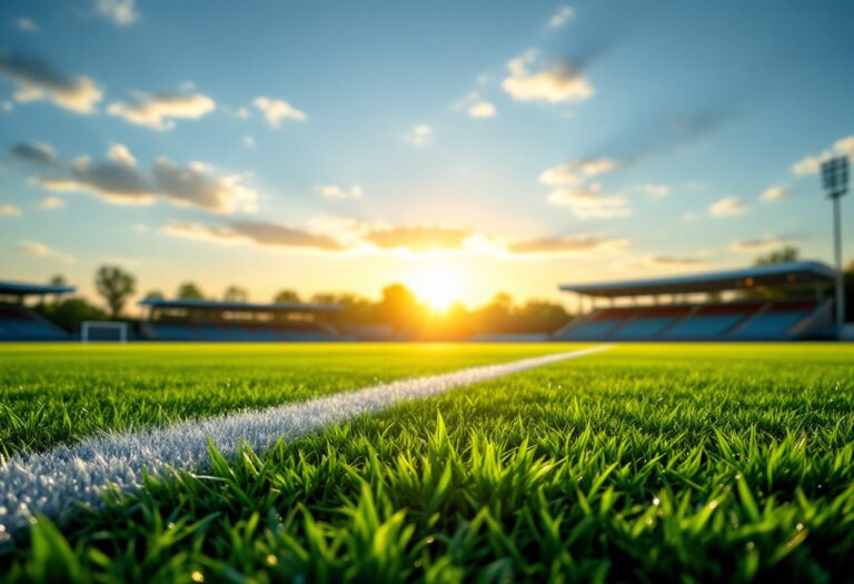 Young football talents training for England's senior squad