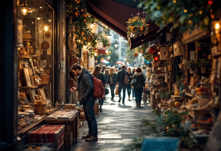 Vibrant independent shops on South Street in Elgin