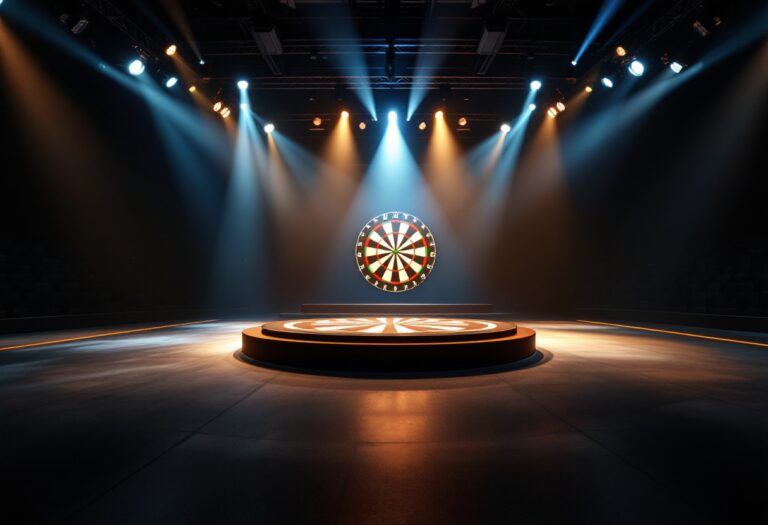 Luke Humphries and James Wade competing at the UK Open