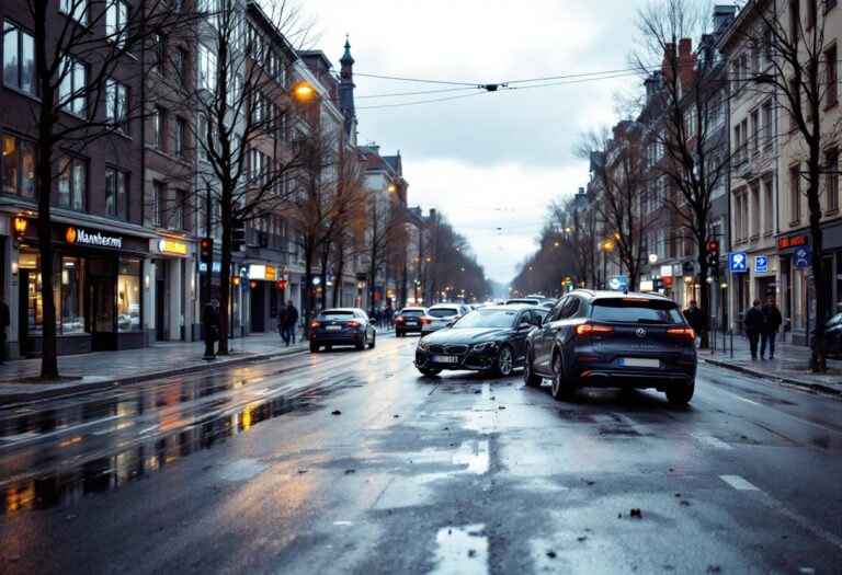 Scene of the tragic vehicle attack in Mannheim