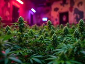 Two men involved in cannabis cultivation at a nightclub