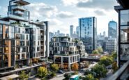 Modern residential and commercial buildings in Aberdeen