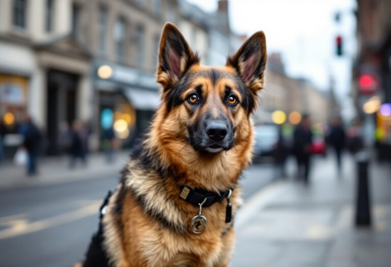 Police dog injured during an incident in Aberdeen