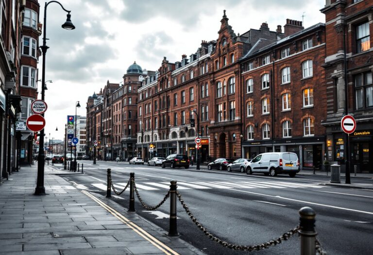 Police presence in Nottingham city centre during incident