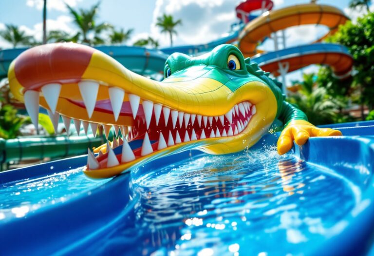 Crocodile flume at Moray Leisure Centre ready for reopening