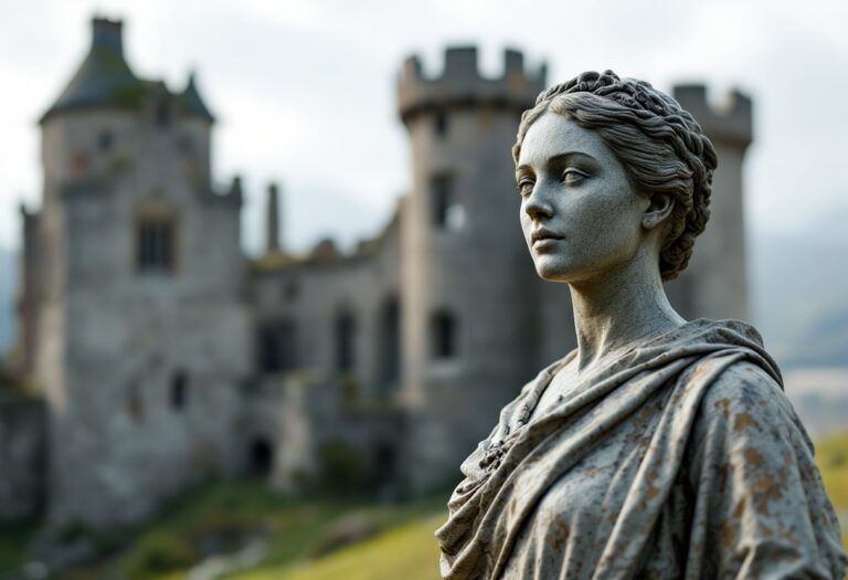 Flora MacDonald statue restored at Inverness Castle