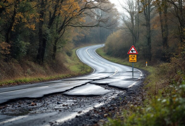 Traffic disruption due to a serious car crash near Carrbridge
