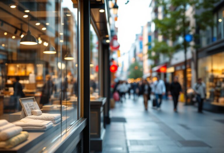 Topshop store front in Aberdeen, showcasing fashion trends