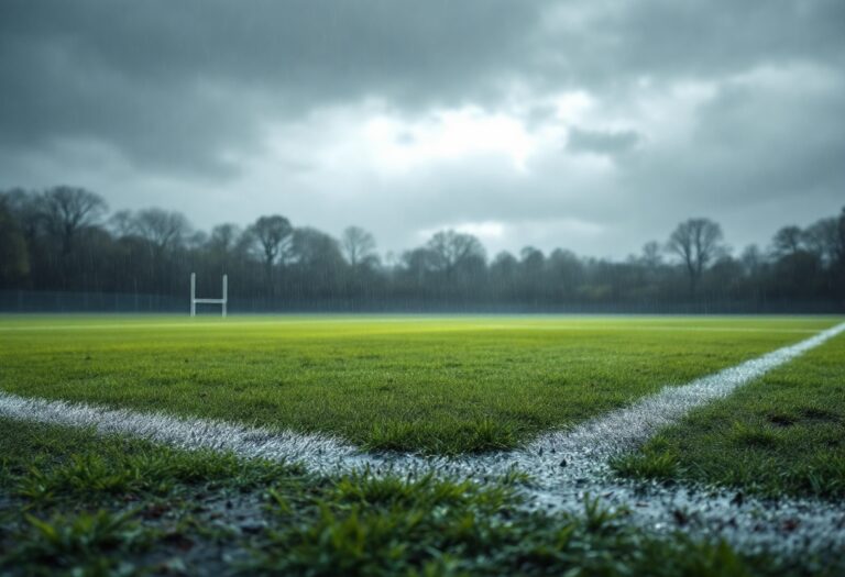 Scene of the tragic incident at Kendal Rugby Club