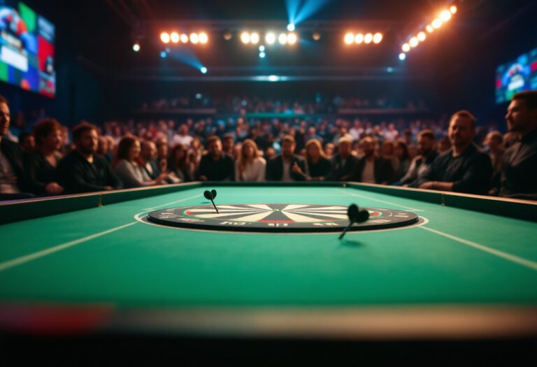 Exciting moments from the UK Open darts tournament