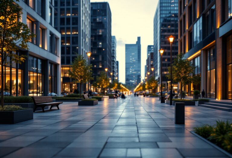 Revitalized Castlegate area showcasing urban development