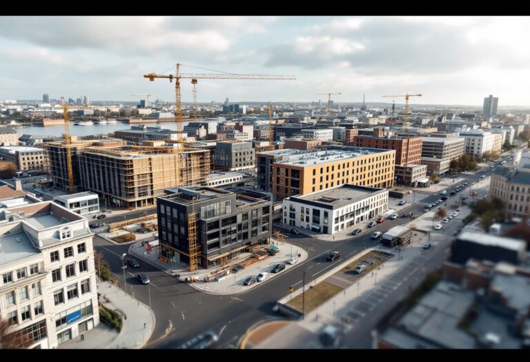 New urban developments in Aberdeen showcasing modern architecture