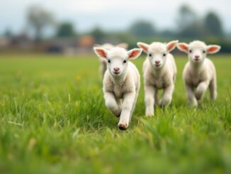 Lambing process at Candacraig Home Farm