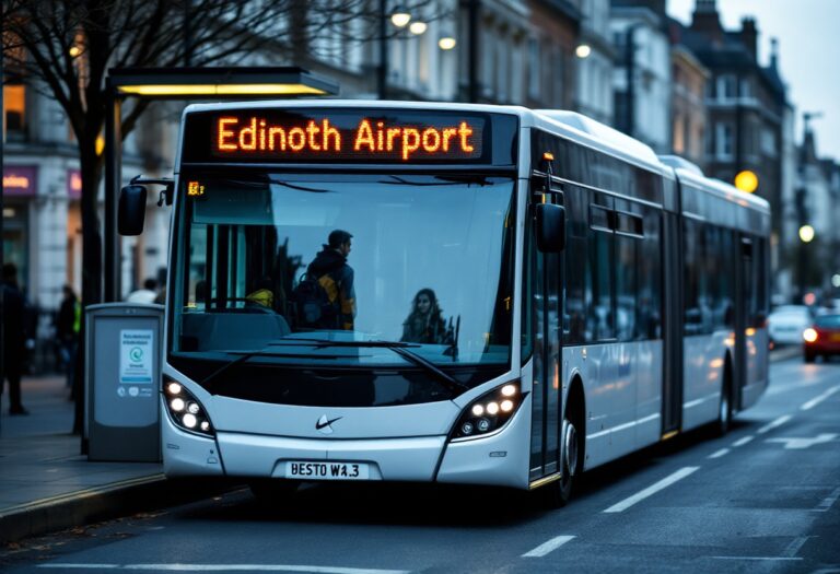 New bus service connecting Aberdeen city center to airport