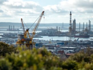 Protest against Harbour Energy job cuts in Aberdeen