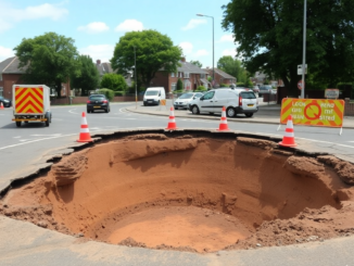 cardiff road closure due to sinkhole updates and repairs python 1755538123