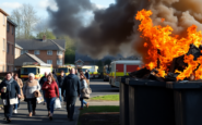 deliberate fire prompts evacuations in neath flats python 1755716785