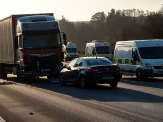 four hospitalized after serious a55 collision in flintshire python 1754822100