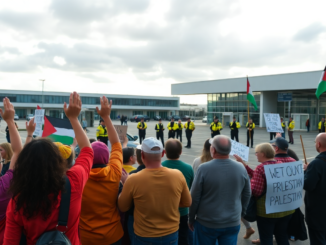 jd vances scottish holiday protests and police presence python 1755116879
