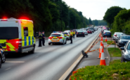 traffic chaos in cardiff following serious b4562 collision python 1754807078