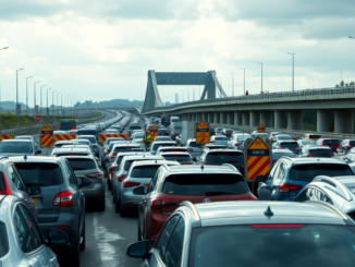 traffic chaos on m5 as emergency repairs lead to lane closures python 1755427960