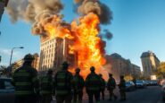 downtown fire emergency response teams deployed python 1758119689