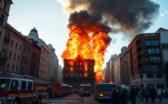 downtown fire prompts evacuation of local residents python 1758512540
