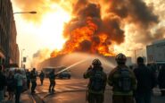 downtown warehouse fire causes significant damage and evacuations python 1758145621