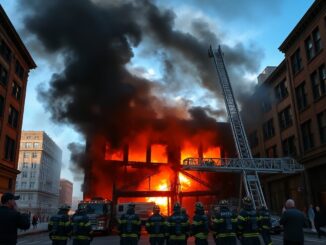 downtown warehouse fire prompts emergency response python 1758211627